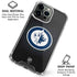 NHL Winnipeg Jets Black Background iPhone 16 Pro Clear Case