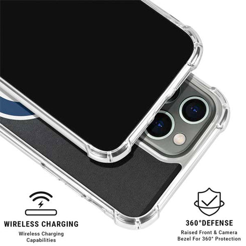 NHL Winnipeg Jets Black Background iPhone 16 Pro Max Clear Case