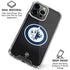 NHL Winnipeg Jets Black Background iPhone 16 Pro Max Clear Case
