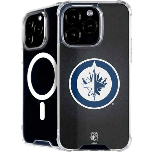 NHL Winnipeg Jets Black Background iPhone 16 Pro Max MagSafe Case