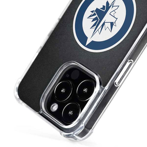 NHL Winnipeg Jets Black Background iPhone 16 Pro Max MagSafe Case