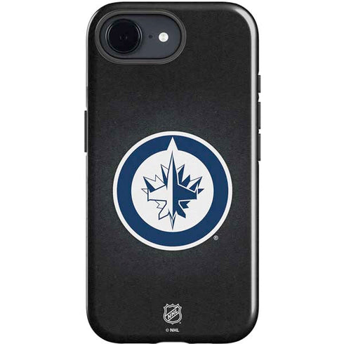 NHL Winnipeg Jets Black Background iPhone 16e Impact Case