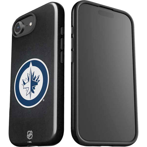 NHL Winnipeg Jets Black Background iPhone 16e Impact Case