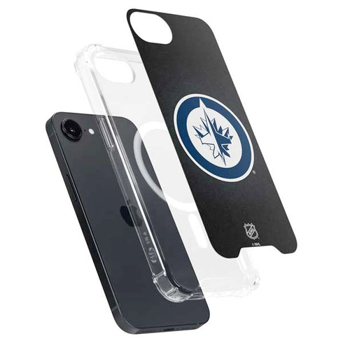 NHL Winnipeg Jets Black Background iPhone 16e MagSafe Case