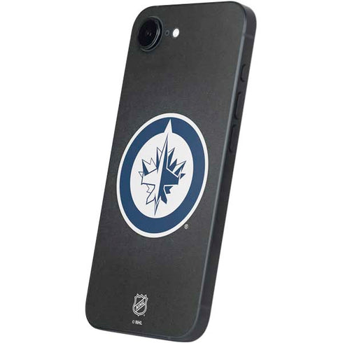 NHL Winnipeg Jets Black Background iPhone 16e Skin