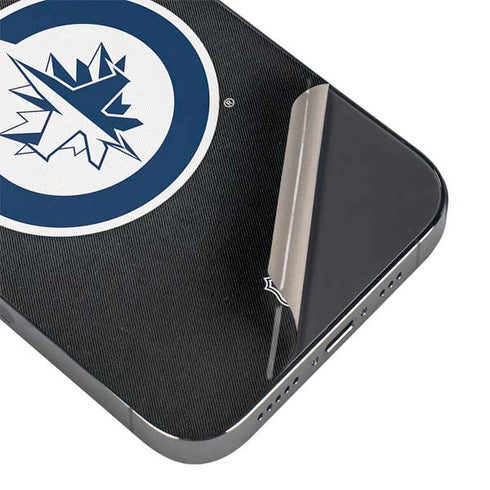 NHL Winnipeg Jets Black Background iPhone 16e Skin