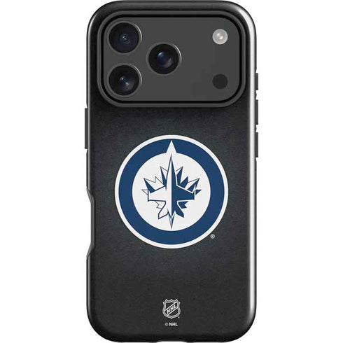 NHL Winnipeg Jets Black Background iPhone 18 Pro Max Impact Case