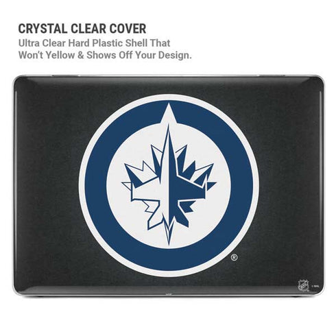 NHL Winnipeg Jets Black Background MacBook Pro 14in (2021-24) Case plus Skin