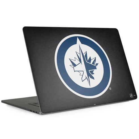 NHL Winnipeg Jets Black Background MacBook Skins