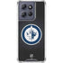 NHL Winnipeg Jets Black Background Moto G 5G (2025) Clear Case