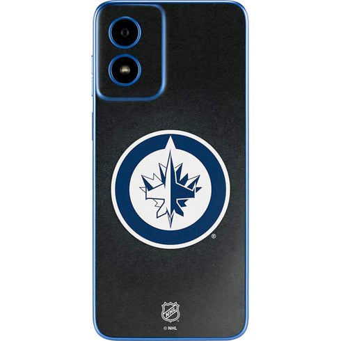 NHL Winnipeg Jets Black Background Moto G Play 4G (2024) Skin
