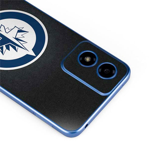 NHL Winnipeg Jets Black Background Moto G Play 4G (2024) Skin
