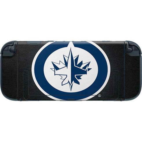 NHL Winnipeg Jets Black Background Nintendo Switch 2 (2025) with Joy-Con Skin