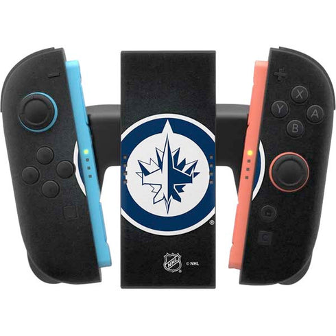 NHL Winnipeg Jets Black Background Nintendo Switch 2 (2025) Joy-Con Controller Skin
