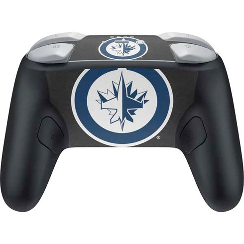 NHL Winnipeg Jets Black Background Nintendo Switch 2 (2025) Pro Controller Skin