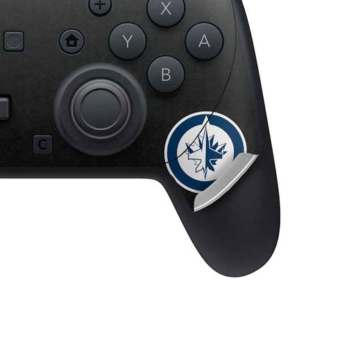 NHL Winnipeg Jets Black Background Nintendo Switch 2 (2025) Pro Controller Skin