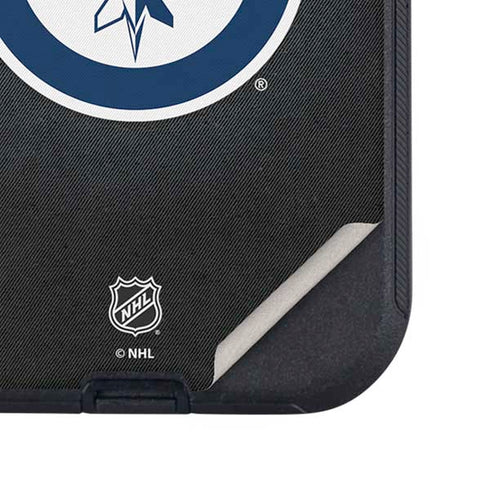 NHL Winnipeg Jets Black Background Otterbox Defender iPhone Skin