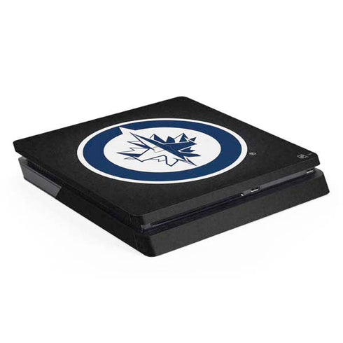 NHL Winnipeg Jets Black Background PS4 Slim Skin