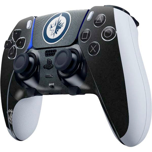 NHL Winnipeg Jets Black Background PS5 DualSense Edge Pro Controller Skin