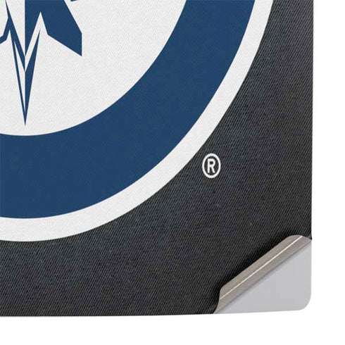 NHL Winnipeg Jets Black Background PS5 Pro Console Skin