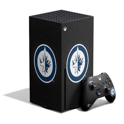 NHL Winnipeg Jets Black Background Xbox Series X Skins