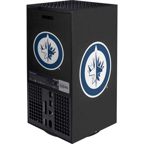 NHL Winnipeg Jets Black Background Xbox Series X Bundle Skin