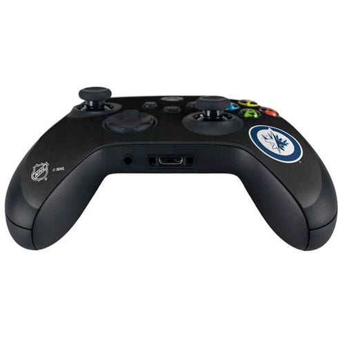 NHL Winnipeg Jets Black Background Xbox Series X Controller Skin