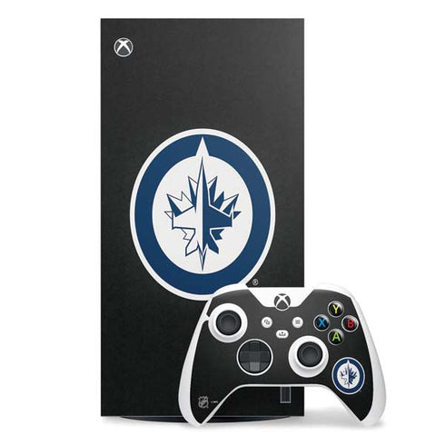 NHL Winnipeg Jets Black Background Xbox Series X Skins