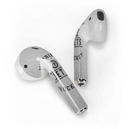 NHL Winnipeg Jets Black Text Apple AirPods Skin