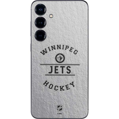 NHL Winnipeg Jets Black Text Galaxy A16 5G Skin