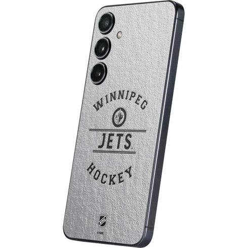 NHL Winnipeg Jets Black Text Galaxy A16 5G Skin