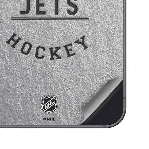 NHL Winnipeg Jets Black Text Galaxy A16 5G Skin