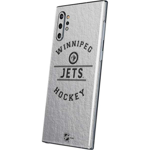 NHL Winnipeg Jets Black Text Galaxy Note 10 Plus Skin