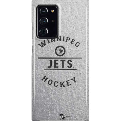 NHL Winnipeg Jets Black Text Galaxy Cases