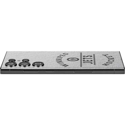 NHL Winnipeg Jets Black Text Galaxy Skins