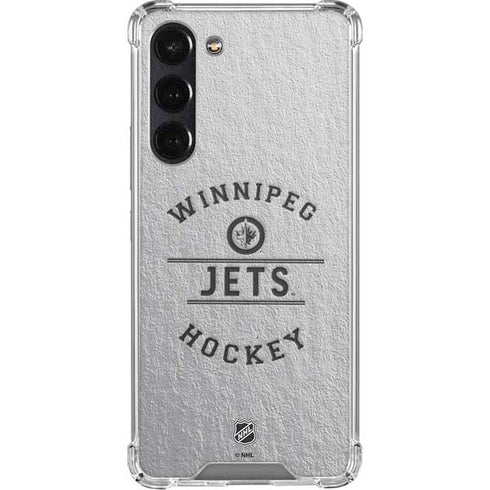 NHL Winnipeg Jets Black Text Galaxy S24 FE Clear Case
