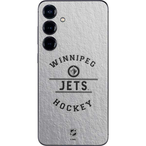 NHL Winnipeg Jets Black Text Galaxy S24 Plus Skin