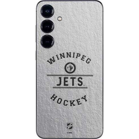 NHL Winnipeg Jets Black Text Galaxy S24 Skin