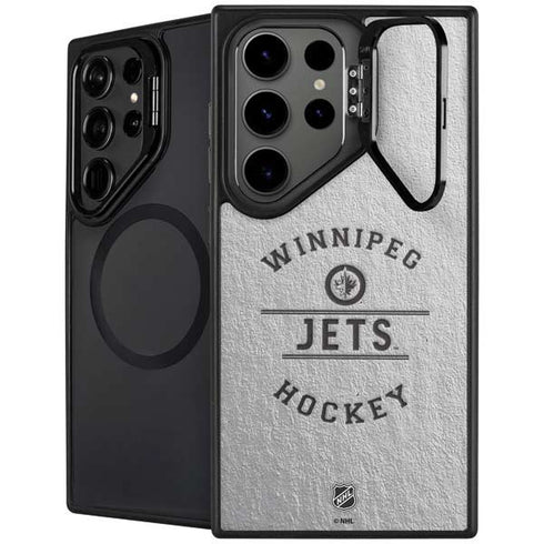 NHL Winnipeg Jets Black Text Galaxy S24 Ultra Kickstand Case
