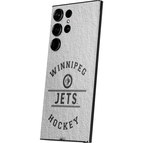 NHL Winnipeg Jets Black Text Galaxy S25 Ultra Skin