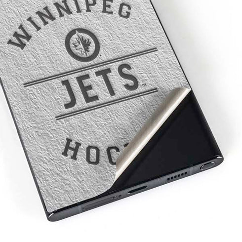 NHL Winnipeg Jets Black Text Galaxy S24 Ultra Skin