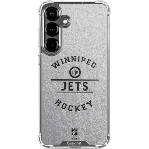 NHL Winnipeg Jets Black Text Galaxy S26 Clear Case