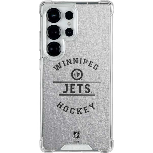 NHL Winnipeg Jets Black Text Galaxy S26 Ultra Clear Case