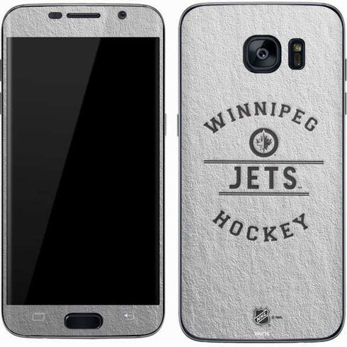 NHL Winnipeg Jets Black Text Galaxy S7 Skin