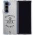 NHL Winnipeg Jets Black Text Galaxy Z Fold5 5G Clear Case