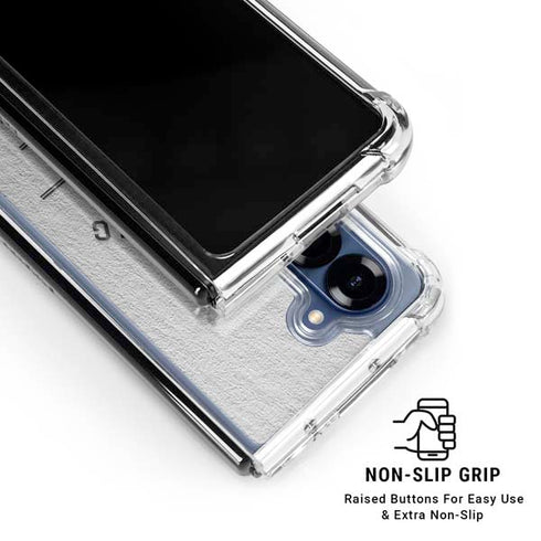 NHL Winnipeg Jets Black Text Galaxy Z Fold6 Clear Case