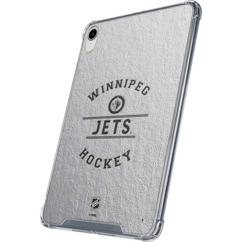 NHL Winnipeg Jets Black Text iPad 11th Gen (2025) Clear Case