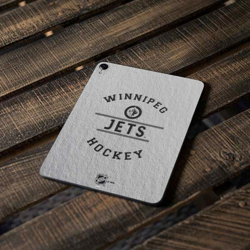 NHL Winnipeg Jets Black Text Apple iPad Pro Skin