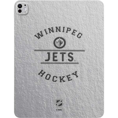 NHL Winnipeg Jets Black Text iPad Pro 13in M4 (2024) Skin