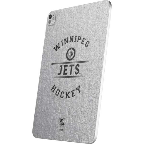 NHL Winnipeg Jets Black Text iPad Pro 13in M4 (2024) Skin
